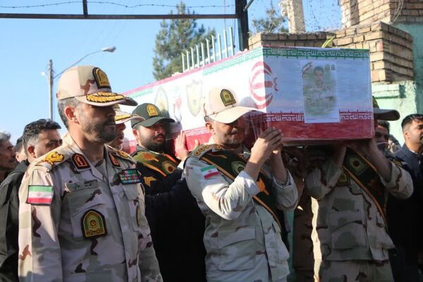 برگزاری مراسم تشییع پیکر پاک مطهر شهید مرزبانی سرهنگ دوم هادی سدیدی