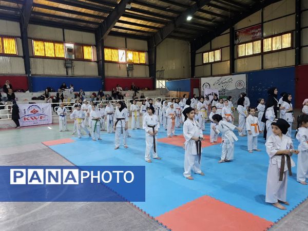 کسب مدال در مسابقات کشوری کاراته سبک کیوکوشین رده نونهالان توسط دانش‌آموزان ورامینی