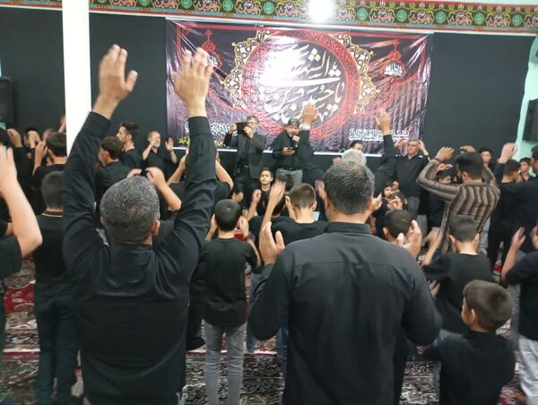 مراسم عزاداری شب عاشورا در شهر عشق آباد
