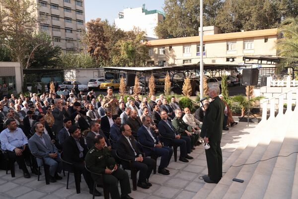 صبحگاه مشترک بسیج فرهنگیان اداره‌‌کل آموزش و پرورش شهر تهران 