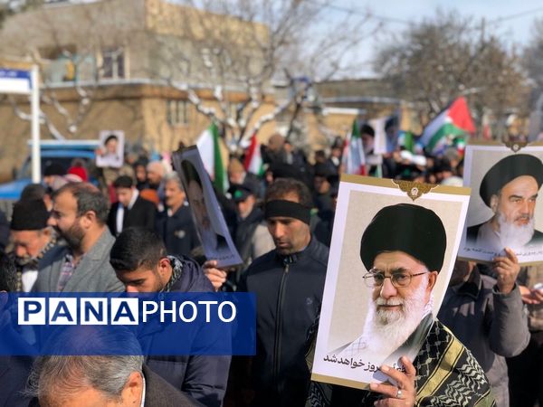حماسه‌آفرینی دیگر از مردم منطقه رضویه در راهپیمایی 22بهمن