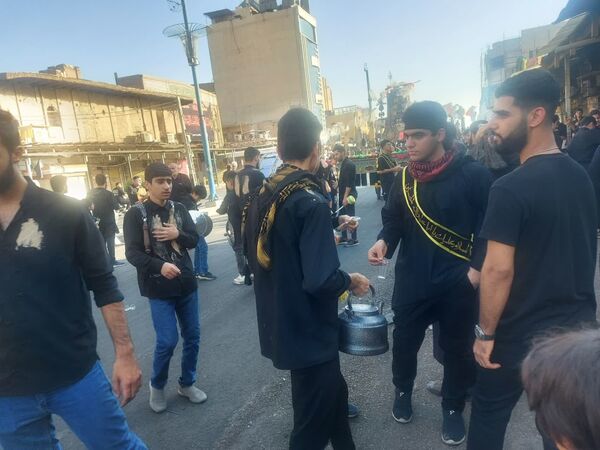 حضور هیئت های عزاداری سید الشهدا در حرم مطهر رضوی