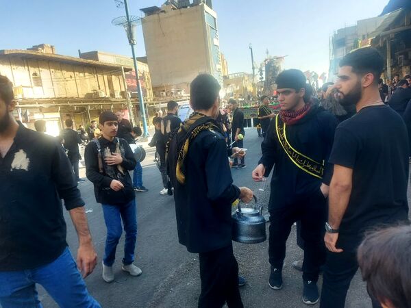 حضور هیئت های عزاداری سید الشهدا در حرم مطهر رضوی
