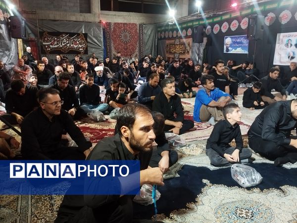 مراسم پرشور عزاداری شب تاسوعای حسینی در مسجد موسی‌ بن جعفر(ع) قروه