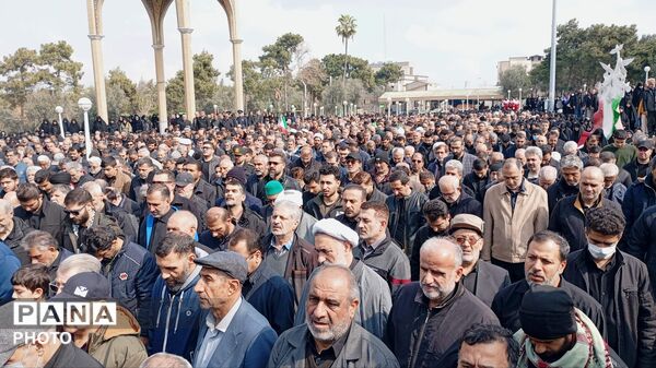 تشییع مسافر بهشتی «امیرعلی نیکنام‌راد» در گرگان