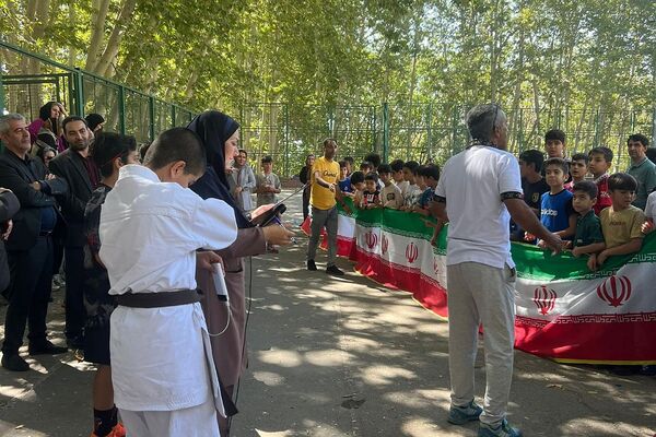 حضور دانش آموزان پویا و پر انرژی پردیس در «میدان پویا»