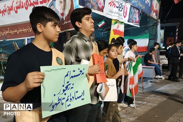 از تفسیر نهج‌البلاغه تا شورِ رجزخوانی، ضیافت دانش‌آموزان مدرسه نمونه رشد در موکب آموزش و پرورش