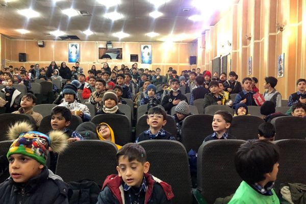 حضور پرشور دانش‌آموزان دبستان هیأت امنایی شهید قلنبر در اردوی کانون ری
