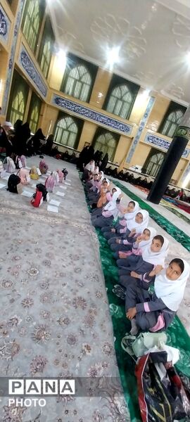 سنگر مسجد به یاد دانش‌آموزان میناب