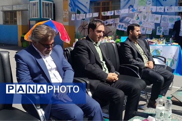 مراسم روز زمین پاک در دبستان دخترانه معراج ناحیه۲ بهارستان