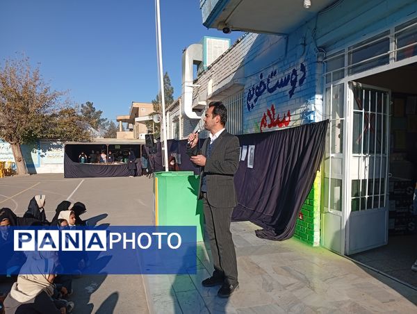 مراسم شهادت حضرت زهرا(س) در مدرسه سمیه کاشمر