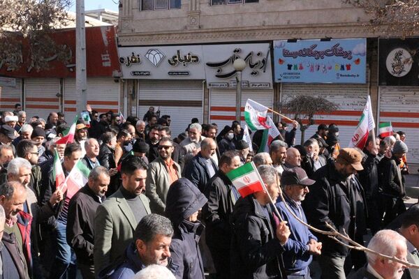 راهپیمایی محکومیت اقدامات تروریستی آمریکا و رژیم صهیونیستی در شهرستان فیروزکوه