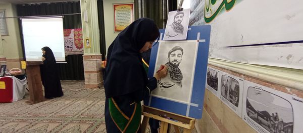 برگزاری یادواره شهدا در آموزشگاه دخترانه فاطمیه ملارد 
