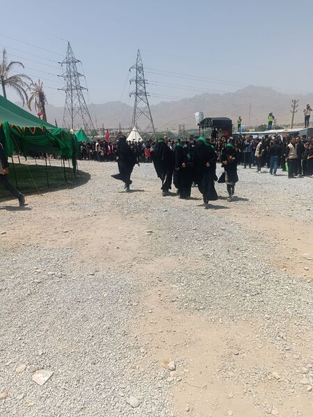 مراسم خیمه سوزان در شهر طاقانک