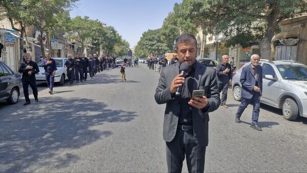 مراسم سوگواری و عزاداری خیابانی ۲۸ صفر در اهر 