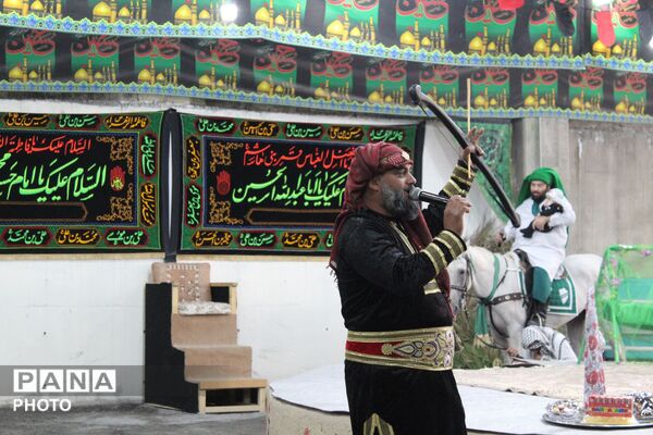 کربلا در قاب تعزیه در شهر سامان 