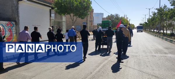 هیئت عزادارن مسجد قمر بنی هاشم شهرستان شیروان