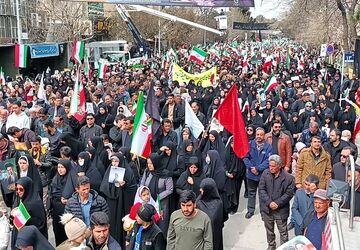 راهپیمایی روز قدس باحضور پرشور مردم نیشابور