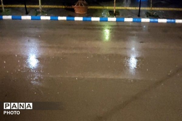 حال و هوای شهر بار بعد از بارش زیبای باران 