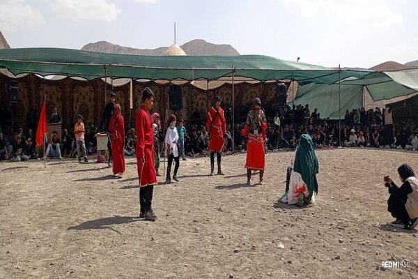 مراسم تعزیه خوانی اربعین حسینی در شهر نیشابور