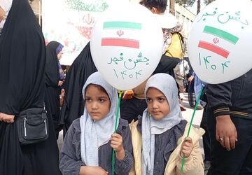 شکوه حضور مردم شیراز در راهپیمایی ۲۲ بهمن