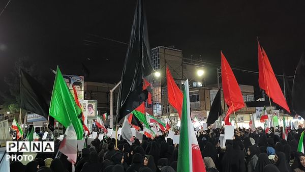  تجمع باشکوه مردم سرخس در راه حفظ ارزش‌ها