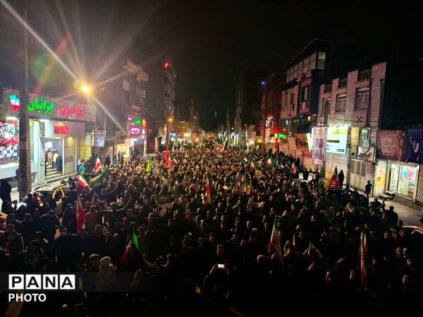 بیست و هشتمین موج تجمع مردم مشکین دشت