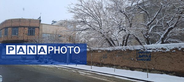 شهر نیشابور سفید پوش شد 