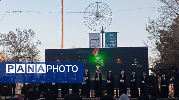 مهمانی کیلومتری اعیاد شعبانیه در خیابان امام خمینی نیشابور 