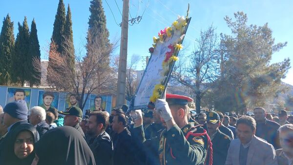 وداع باشکوه با پیکر مطهر شهید والامقام رحیم مجیدی مهر در یاسوج