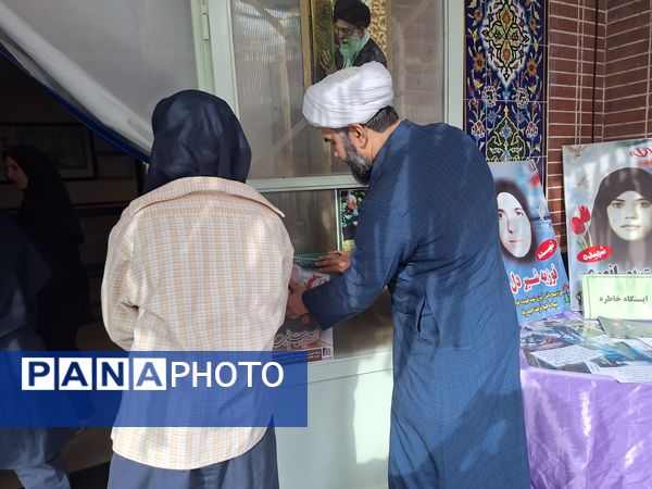 آماده‌سازی فضای مدارس شهرستان برای استقبال از پیکر مطهر شهید گمنام 