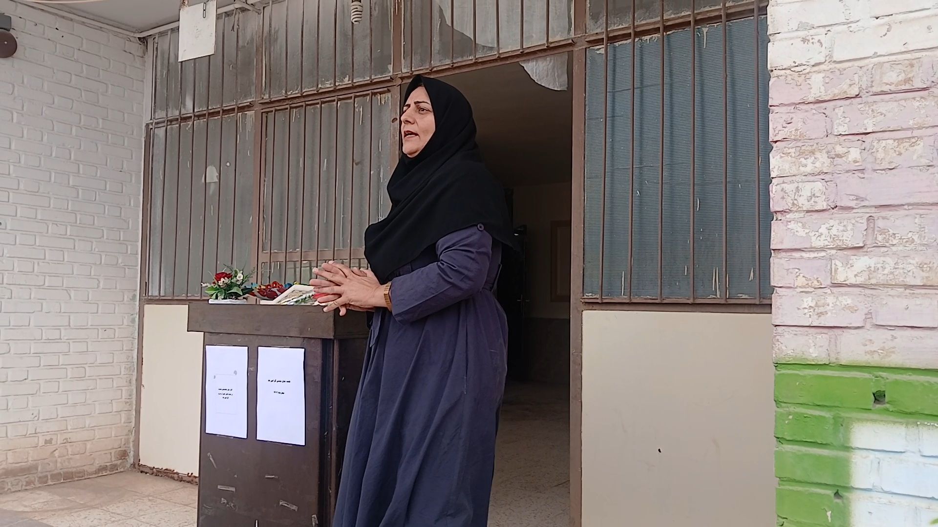 زنگ مهر و امید در مدرسه زکیه برآباد به صدا درآمد