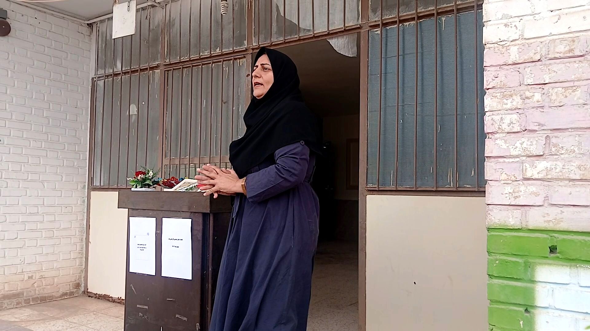 زنگ مهر و امید در مدرسه زکیه برآباد به صدا درآمد