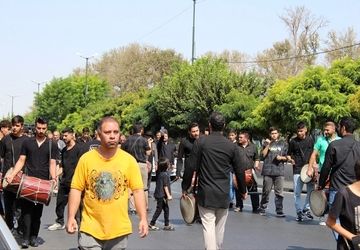 عشق پرشور مردم کرج در پیاده‌روی جاماندگان اربعین حسینی