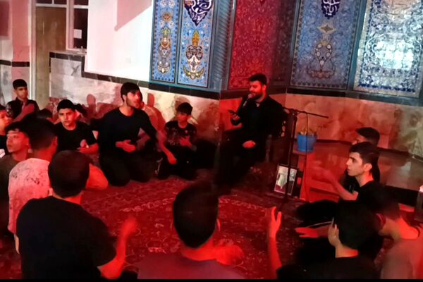 آیین معنوعی اعتکاف در مسجد شهدای ۱۵خرداد قرچک