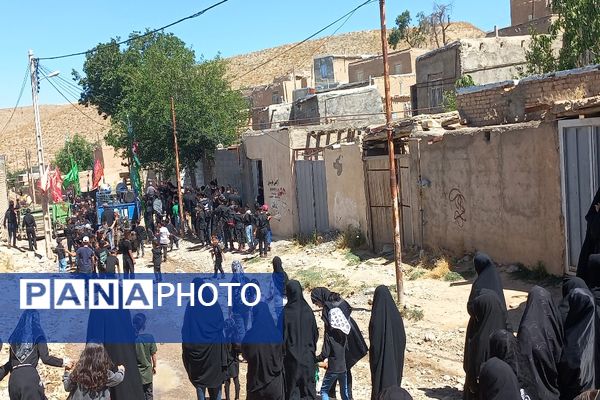 مراسم گرامیداشت تاسوعای حسینی در روستای گزکوه 