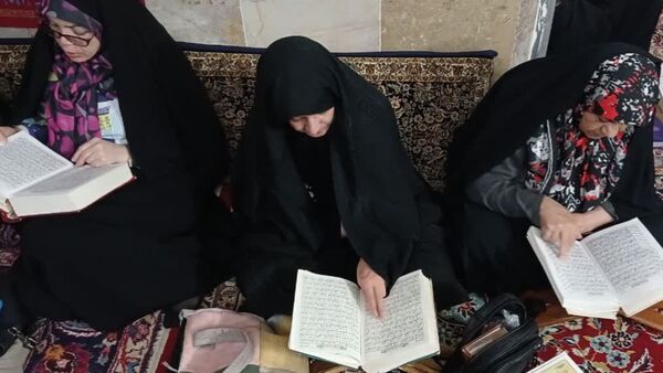 فضای اعتکاف در مسجد قائم‌المهدی جاهدشهر با دعای ام‌داوود حال و هوای دیگری داشت