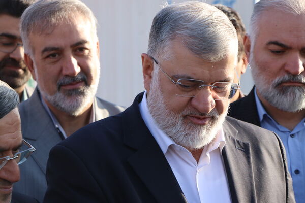 خشت گذاری ۲ مدرسه در ناحیه یک شهرستان بهارستان