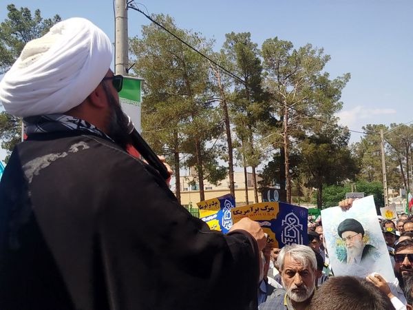 با هدف محکومیت جنایات رژیم کودک کش اسرائیل راهپیمایی جمعه خشم در کاشمر برگزار شد