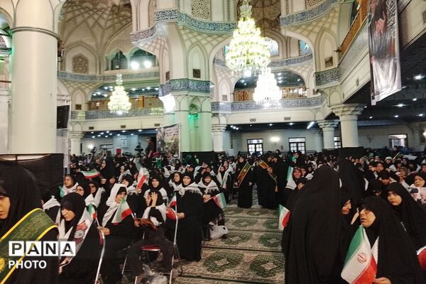 مراسم سالگرد شهادت سپهبد حسین سلامی در حرم مطهر شاه عبدالعظیم حسنی