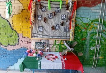 طنین زنگ شکوفه‌ها در دبستان شهیدان اتحادی شیراز