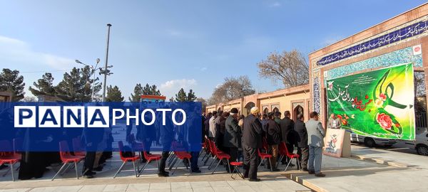 جشن پدران آسمانی در گلزار شهدای شهر زیارت