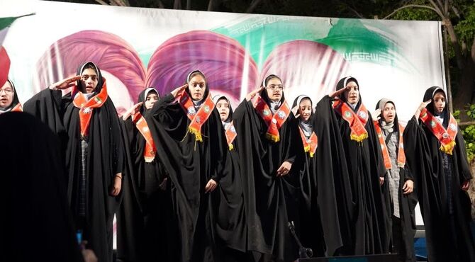 اجتماع دانش آموزان پیشتاز سازمان دانش آموزی در ابرکوه