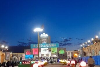 حسینیه امام(ره) تفت، متبرک به قدوم  خدام امام رئوف