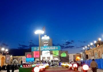 حسینیه امام(ره) تفت، متبرک به قدوم  خدام امام رئوف