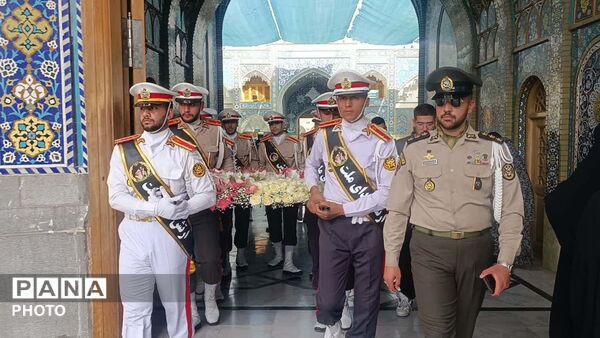 گلباران مزار امیر سپهبد شهید «موسوی» در قم