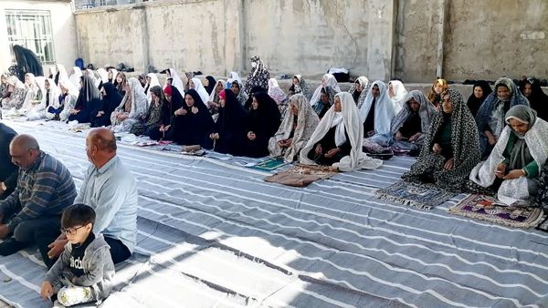 اقامه نماز عید فطر در دهستان کریک