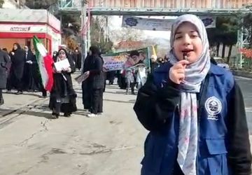 روایت خبرنگار پانا از راهپیمایی ۲۲بهمن در رودهن 