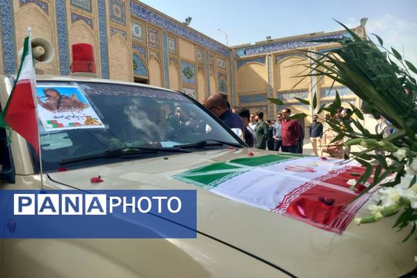 تشییع پیکر شهید دانش‌آموز در شاهچراغ(ع)