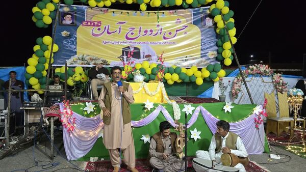 دوازدهمین جشن ازدواج آسان ۲۰ زوج جوان در رودبار کرمان